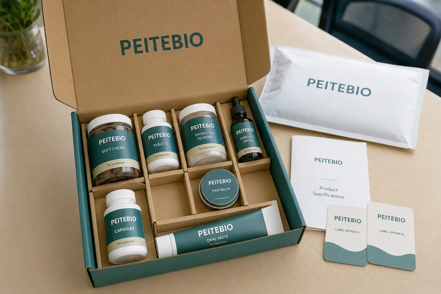 PEITEBIO pet supplement export shipment