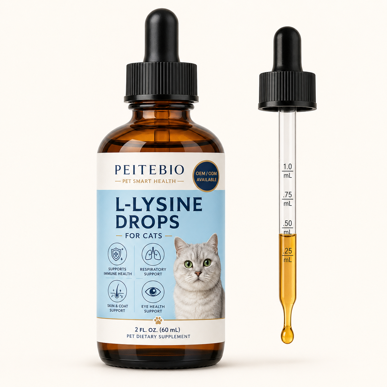 PEITEBIO L-lysine nutrition drops